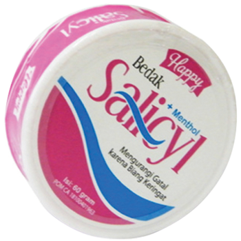 Happy Bedak Salicyl+Menthol 60gr